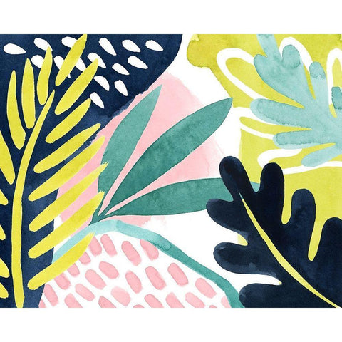 Tropical Salve III Black Modern Wood Framed Art Print by Popp, Grace