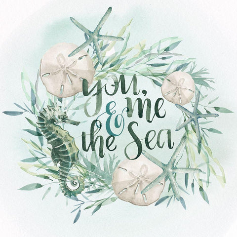 Drawn to the Sea I Black Modern Wood Framed Art Print with Double Matting by Parker, Jennifer Paxton