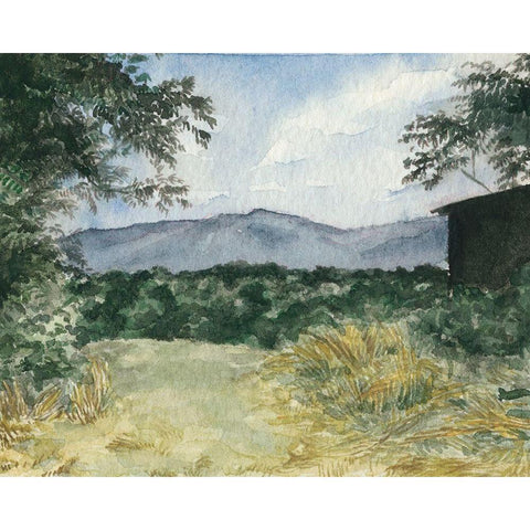 Virginia Woods III White Modern Wood Framed Art Print by Chabot, Natasha