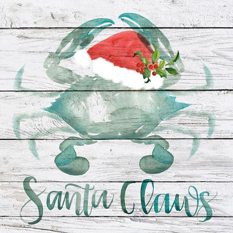 Tis the Seasun II White Modern Wood Framed Art Print by Parker, Jennifer Paxton