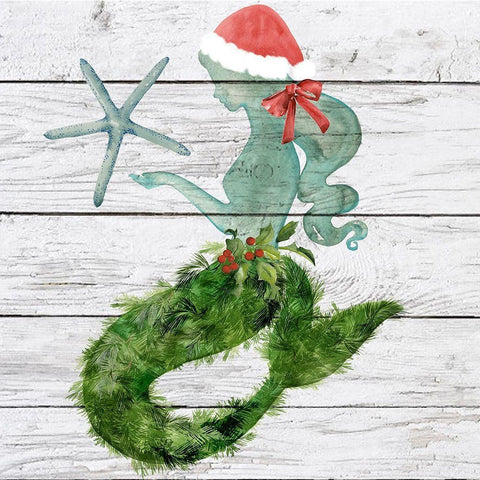 Tis the Seasun III Black Ornate Wood Framed Art Print with Double Matting by Parker, Jennifer Paxton