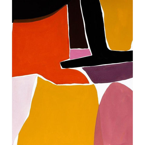 Finale I Black Modern Wood Framed Art Print by Delamater, Rob