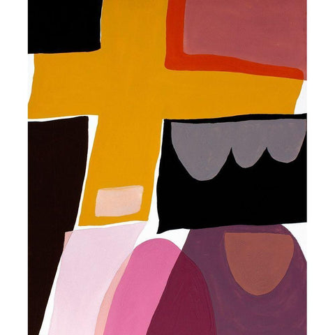 Finale II Black Modern Wood Framed Art Print by Delamater, Rob