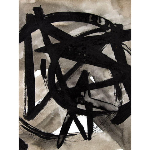 La Machina II White Modern Wood Framed Art Print by Delamater, Rob
