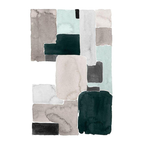 Mended IV Black Modern Wood Framed Art Print by Popp, Grace