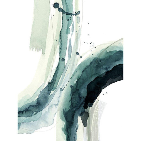 Depth II Black Modern Wood Framed Art Print by Popp, Grace