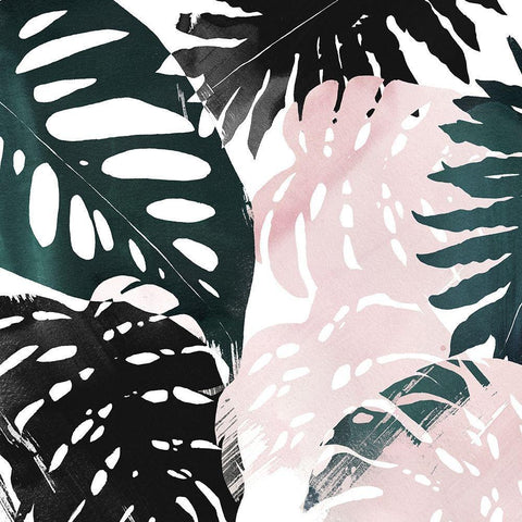 Paradise Sweep I Black Ornate Wood Framed Art Print with Double Matting by Popp, Grace