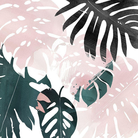 Paradise Sweep IV Black Modern Wood Framed Art Print by Popp, Grace