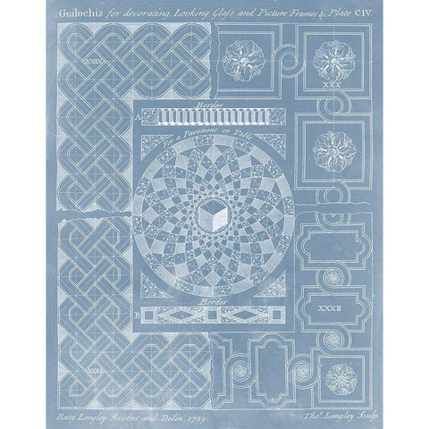 Elements for Design II White Modern Wood Framed Art Print by Langley