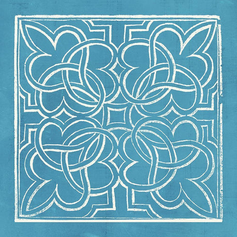 Garden Schematic I White Modern Wood Framed Art Print by Lawon, William