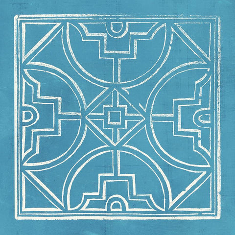 Garden Schematic III Black Ornate Wood Framed Art Print with Double Matting by Lawon, William