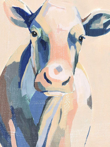 Hertford Holstein I White Modern Wood Framed Art Print with Double Matting by Popp, Grace