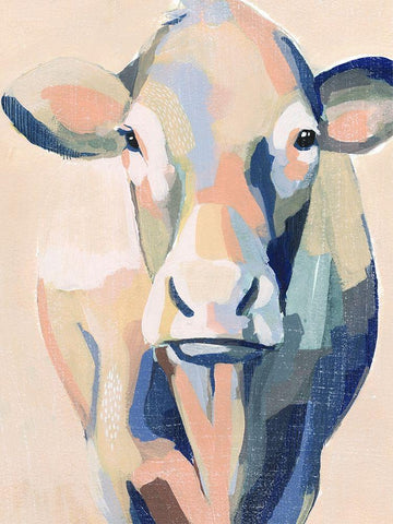 Hertford Holstein II White Modern Wood Framed Art Print with Double Matting by Popp, Grace