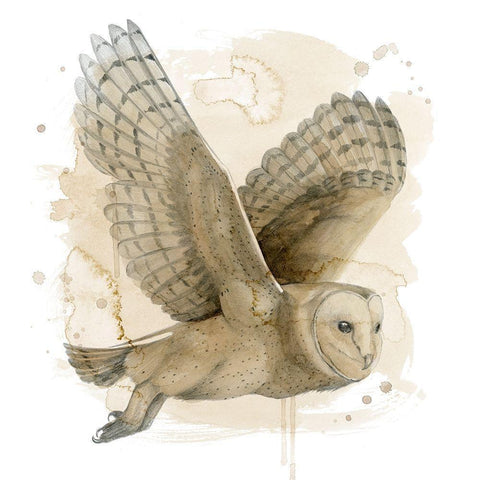 Midnight Watch I Black Ornate Wood Framed Art Print with Double Matting by Popp, Grace