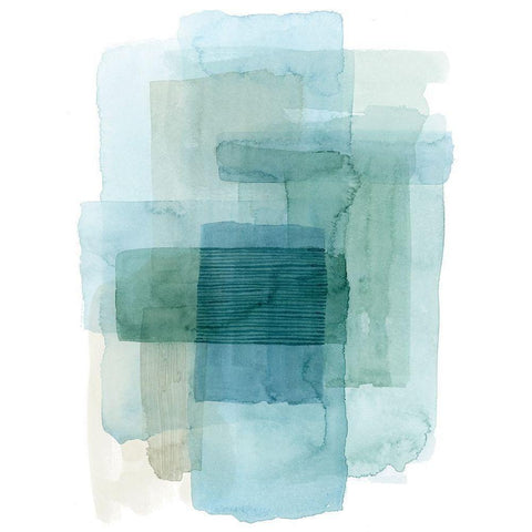 Wave Spector I White Modern Wood Framed Art Print by Popp, Grace