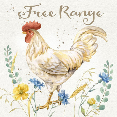 Nostalgic Farm III White Modern Wood Framed Art Print with Double Matting by Maday, Jane