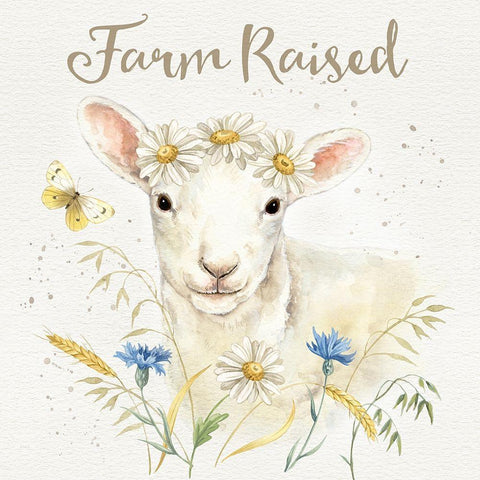 Nostalgic Farm V White Modern Wood Framed Art Print by Maday, Jane