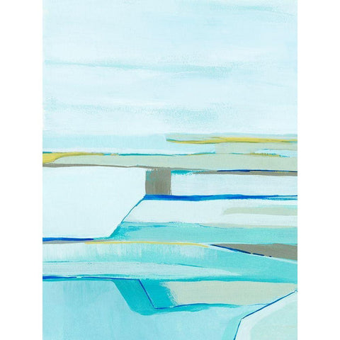 Seafarers Layers II Black Modern Wood Framed Art Print by Popp, Grace