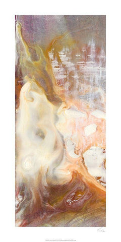 Travel in Light III White Modern Wood Framed Art Print with Double Matting by Bramma, Lila