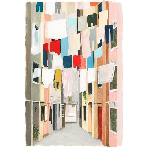 Laundry Day I Black Modern Wood Framed Art Print by Popp, Grace