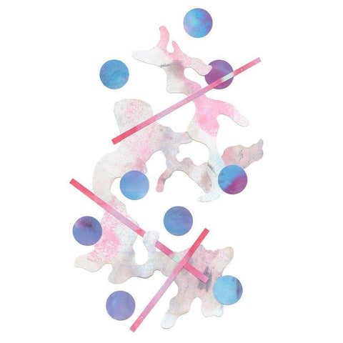 Paint Cloud I Black Modern Wood Framed Art Print with Double Matting by Douglas, Jamie