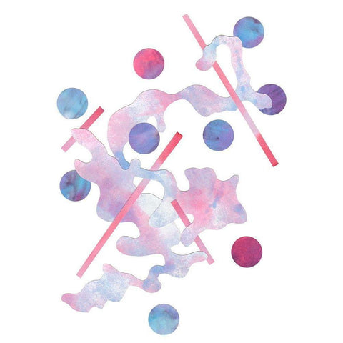 Paint Cloud II Gold Ornate Wood Framed Art Print with Double Matting by Douglas, Jamie