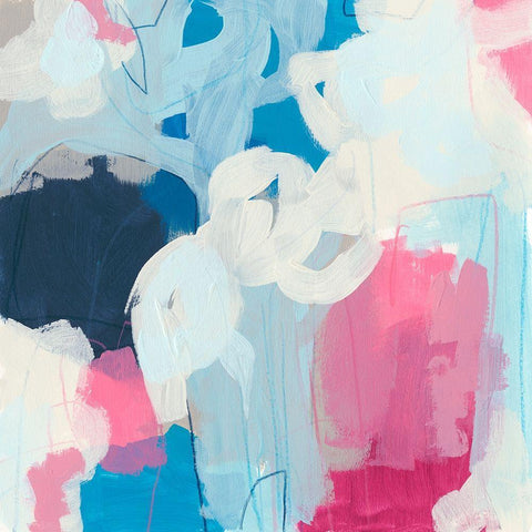 Electron II Black Ornate Wood Framed Art Print with Double Matting by Vess, June Erica