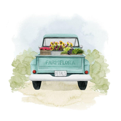 Farm Flora II Black Modern Wood Framed Art Print by Popp, Grace