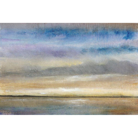 Evening Calm I White Modern Wood Framed Art Print by OToole, Tim