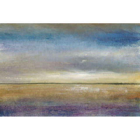 Evening Calm II White Modern Wood Framed Art Print by OToole, Tim