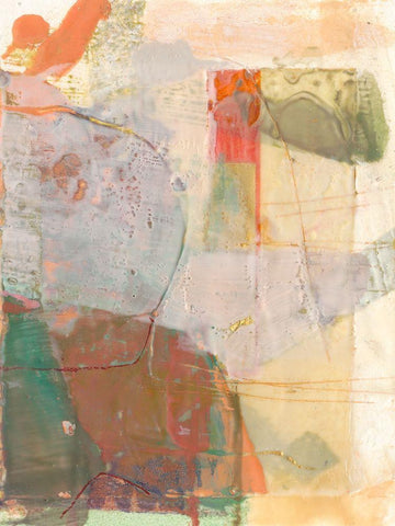 Ferly II White Modern Wood Framed Art Print with Double Matting by Jachimiec, Sue