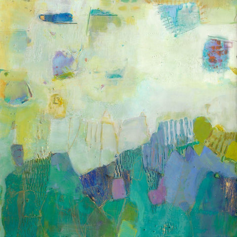 Brontide II Black Modern Wood Framed Art Print with Double Matting by Jachimiec, Sue