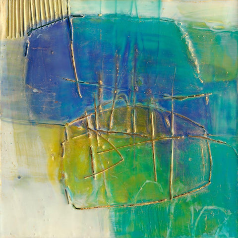 Perched I White Modern Wood Framed Art Print by Jachimiec, Sue