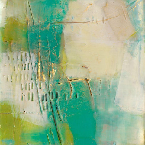 Moira I White Modern Wood Framed Art Print by Jachimiec, Sue