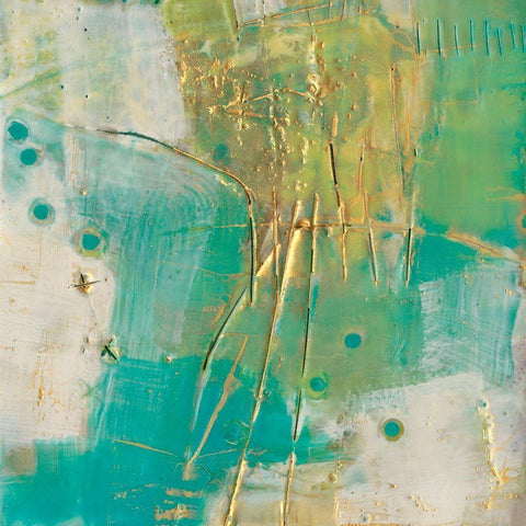 Moira III White Modern Wood Framed Art Print by Jachimiec, Sue