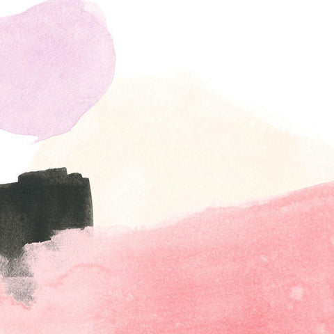 Color Swatch IV Black Modern Wood Framed Art Print with Double Matting by Vess, June Erica