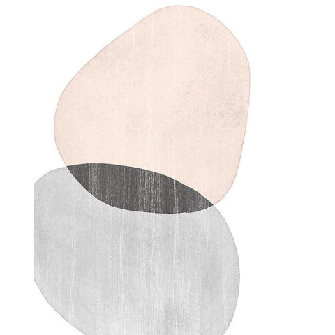 Shifting Spheres I Black Modern Wood Framed Art Print with Double Matting by Popp, Grace