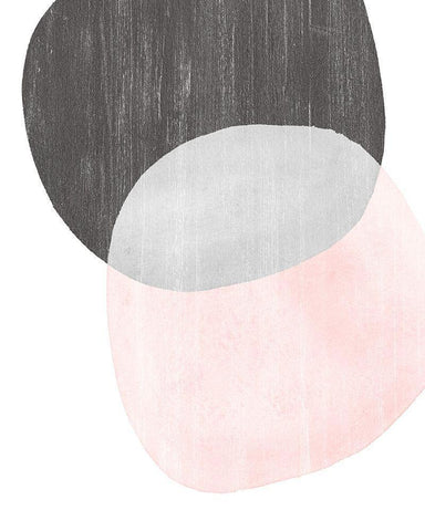 Shifting Spheres II White Modern Wood Framed Art Print with Double Matting by Popp, Grace