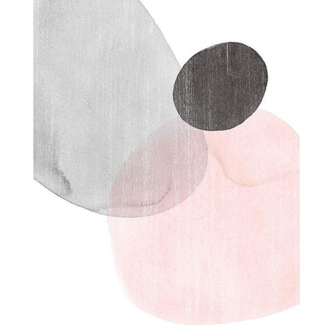 Shifting Spheres III White Modern Wood Framed Art Print by Popp, Grace