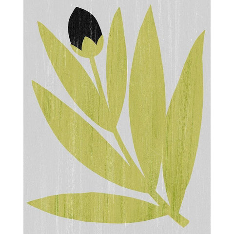 Flower Cutting I White Modern Wood Framed Art Print by Popp, Grace