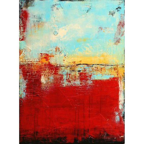 Red Alaskan Black Modern Wood Framed Art Print with Double Matting by Ashley, Erin