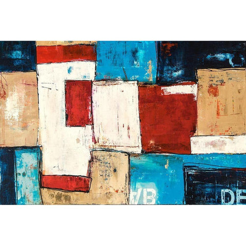 Patterns White Modern Wood Framed Art Print by Ashley, Erin