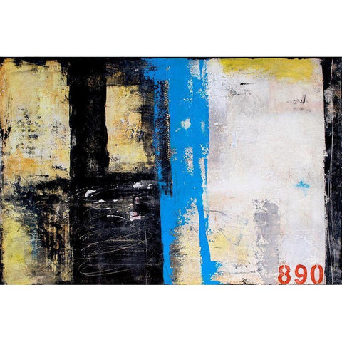 Union Square Black Modern Wood Framed Art Print with Double Matting by Ashley, Erin