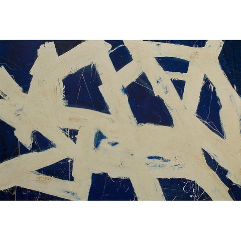 In the Rhythm White Modern Wood Framed Art Print by Ashley, Erin