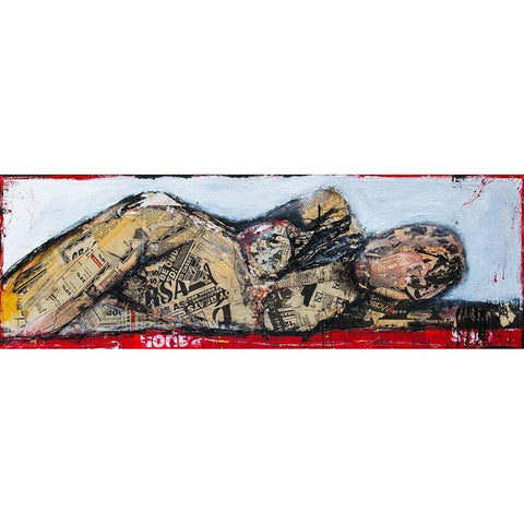 One More Night Black Modern Wood Framed Art Print by Ashley, Erin