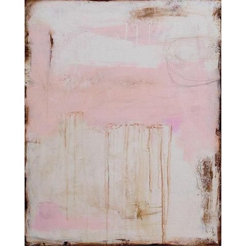 Soft Sounds White Modern Wood Framed Art Print by Ashley, Erin