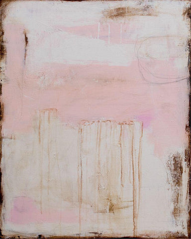 Soft Sounds White Modern Wood Framed Art Print with Double Matting by Ashley, Erin