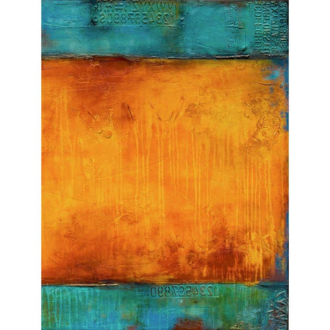 Journeys Mood II Black Modern Wood Framed Art Print with Double Matting by Ashley, Erin