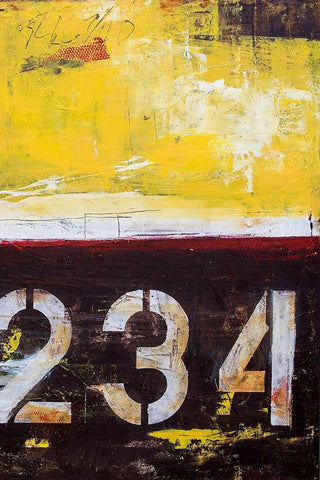 Junction 234 II White Modern Wood Framed Art Print with Double Matting by Ashley, Erin
