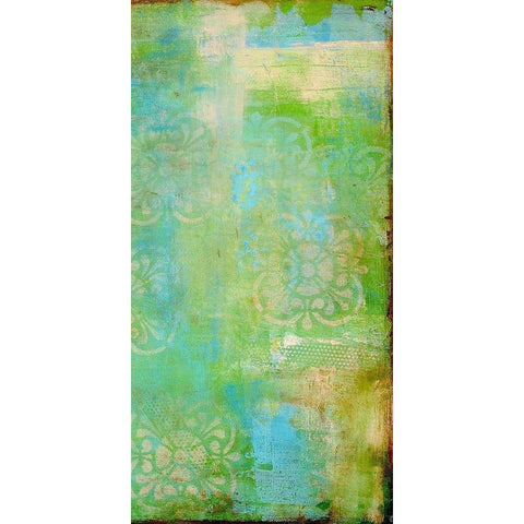 Vintage Summer I Black Modern Wood Framed Art Print with Double Matting by Ashley, Erin